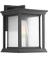 Endicott 1-Light Large Wall Lantern Textured Black