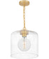 Abner Small 1-light Mini Pendant Aged Brass