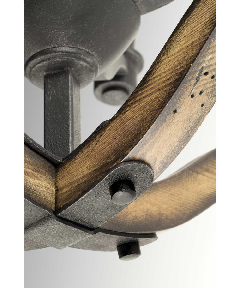 Spicewood 1-Light Farmhouse Mini-Pendant Light Gilded Iron