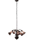 26" Wide Tiffany Pond Lily 7 Light Chandelier