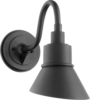 14"H Torrey 1-light Outdoor Wall Lantern Noir