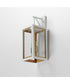 Neoclass 2-Light Outdoor Sconce White/Gold