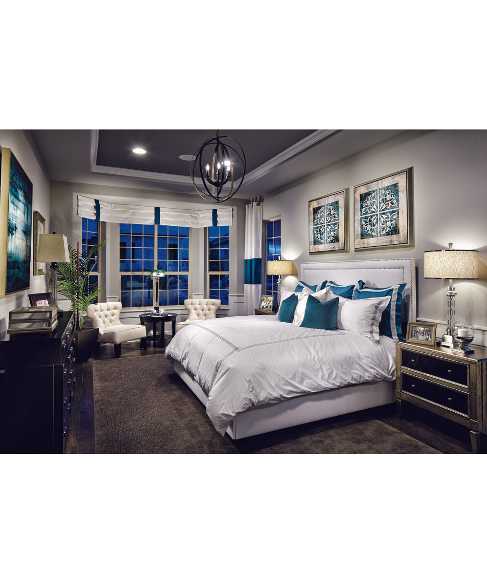 Equinox 6-Light Foyer Pendant Antique Bronze