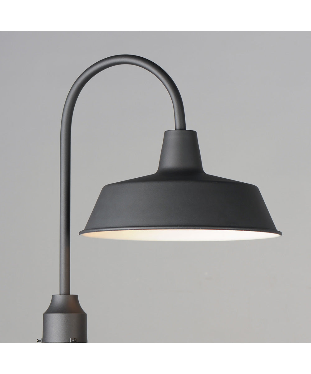Pier M 1-Light Post Lantern Black