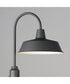 Pier M 1-Light Post Lantern Black