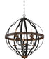 Siren 8-light Pendant Marcado Black