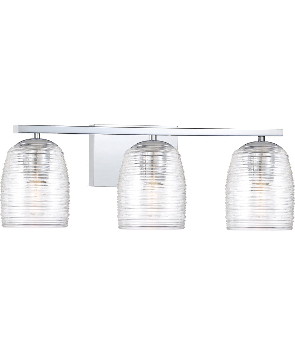 Realm Large 3-light Bath Light Polished Chrome
