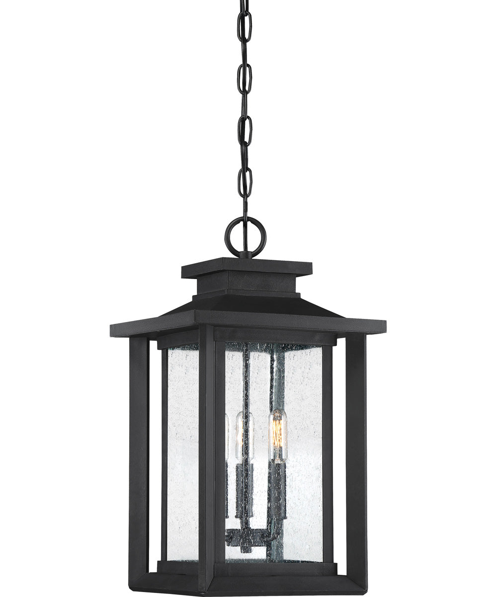 Wakefield Large 3-light Outdoor Pendant Light  Coastal Armour Earth Black