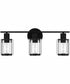 Isla Large 3-light Bath Light Matte Black