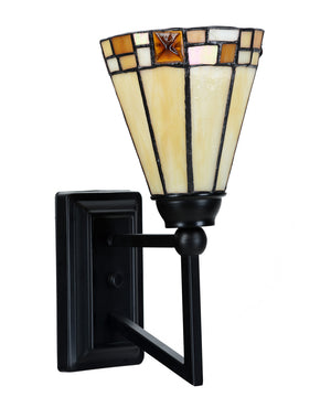 5.5 Inch W Sundance Round Led Tiffany Wall Sconce