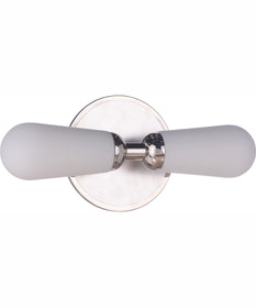 Riggs 2-Light Vanity Brushed Polished Nickel / Polished Nickel