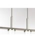 Mast 4-Light Linear Chandelier Brushed Nickel