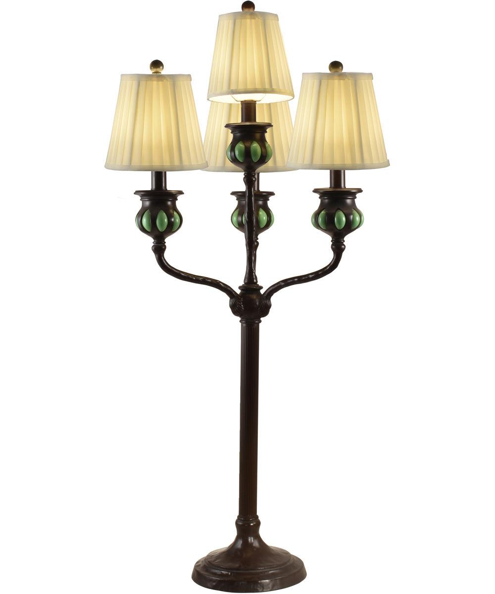 39 Inch H Green Bedalo 4-Light Buffet Lamp Set