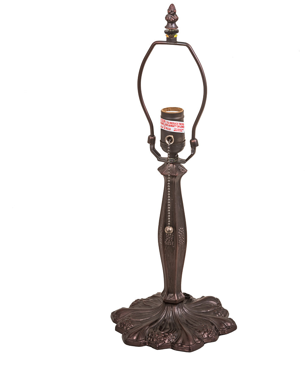 19"H Oriental Peony Accent Lamp