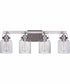 Foxwood 4-Light Vanity Brushed Polished Nickel