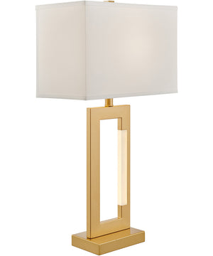 Darrello 2-Light Table Lamp W/Led Night Soft Gold/White Shade