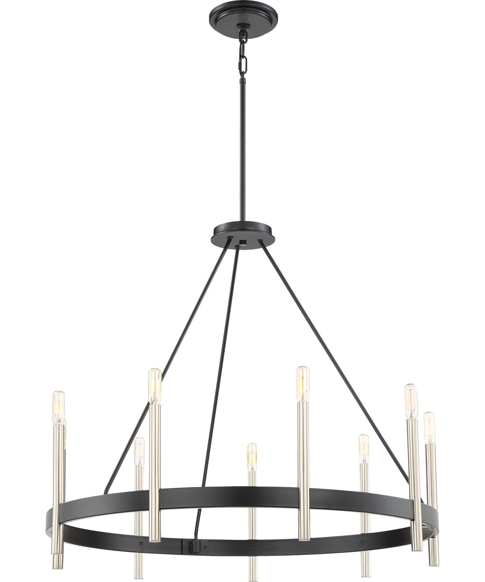 Anthem 9-light Chandelier Mystic Black