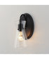 Ava 1-Light Wall Sconce Black