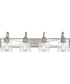 Bartley Extra Large 4-light Bath Light Brushed Nickel