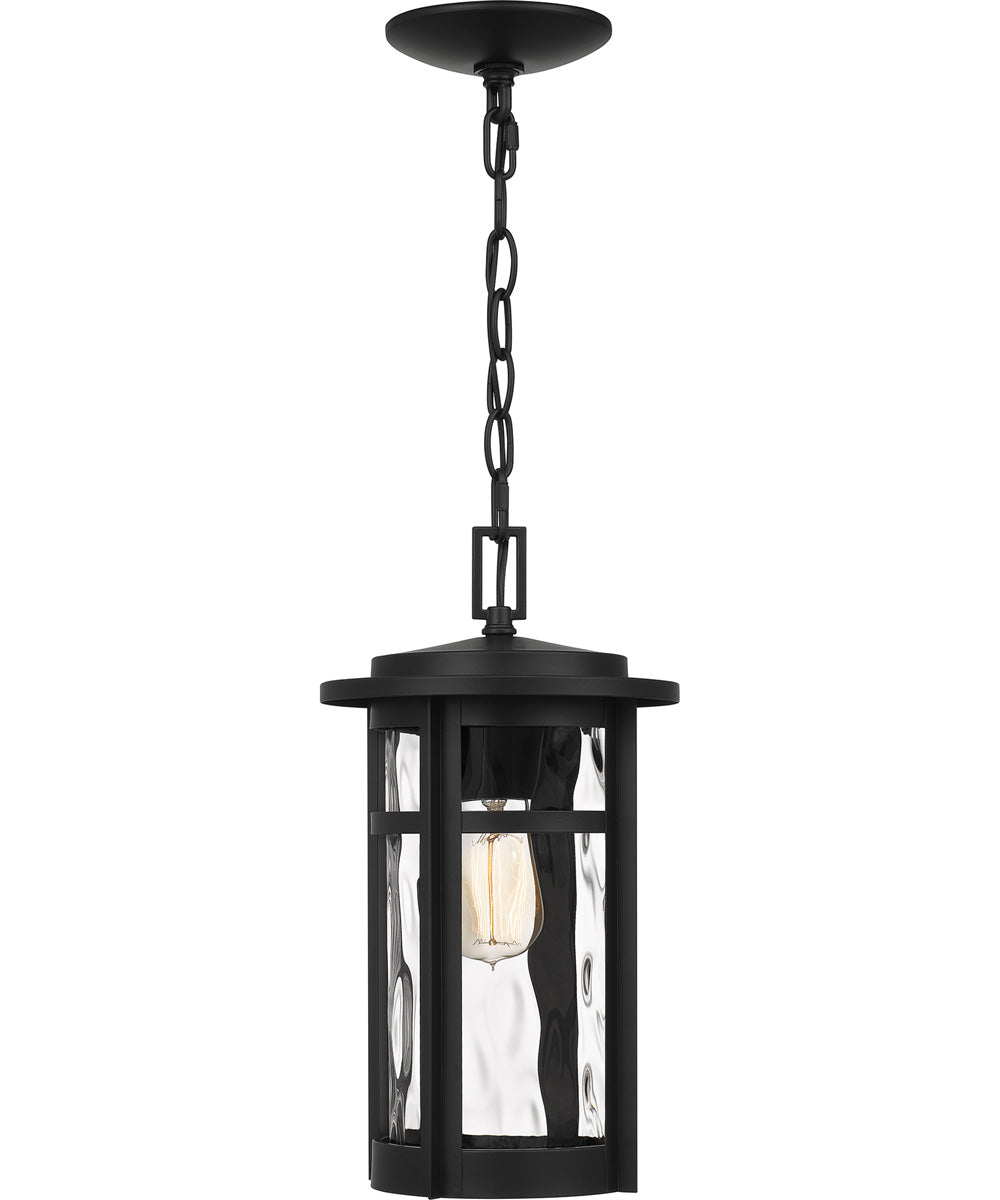 Uma Large 1-light Outdoor Pendant Light Matte Black