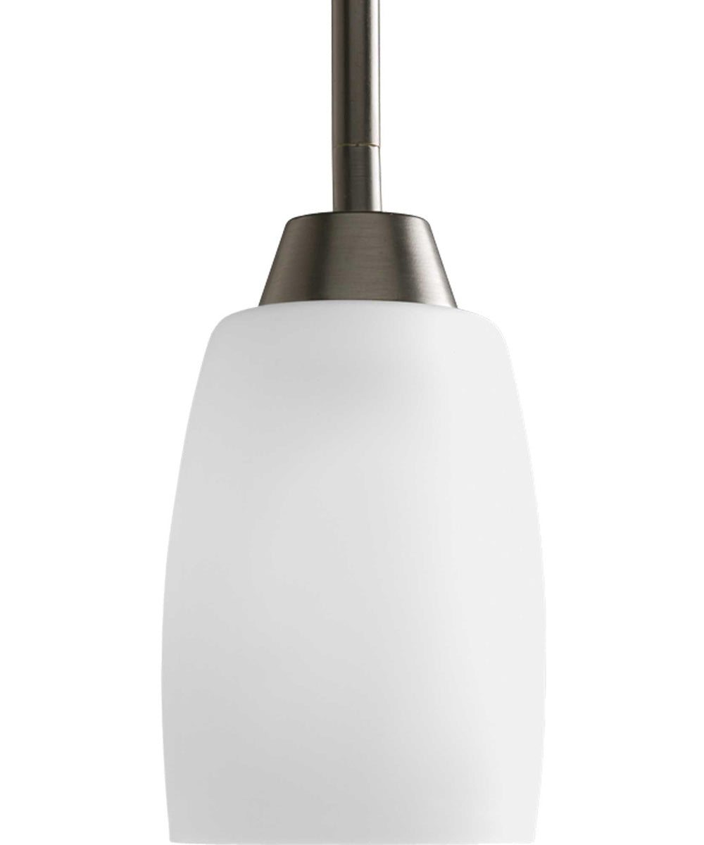 Wisten 1-Light Etched Glass Modern Mini-Pendant Light Antique Bronze
