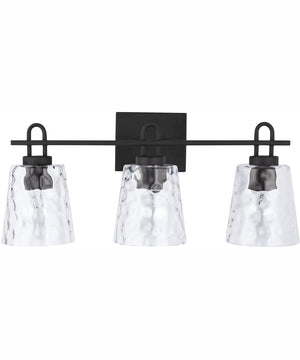 Fenton 3-Light Vanity Black Iron