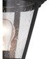 Westport 1-Light Small Wall Lantern Textured Black