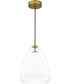 Aero 1-light Mini Pendant Aged Brass