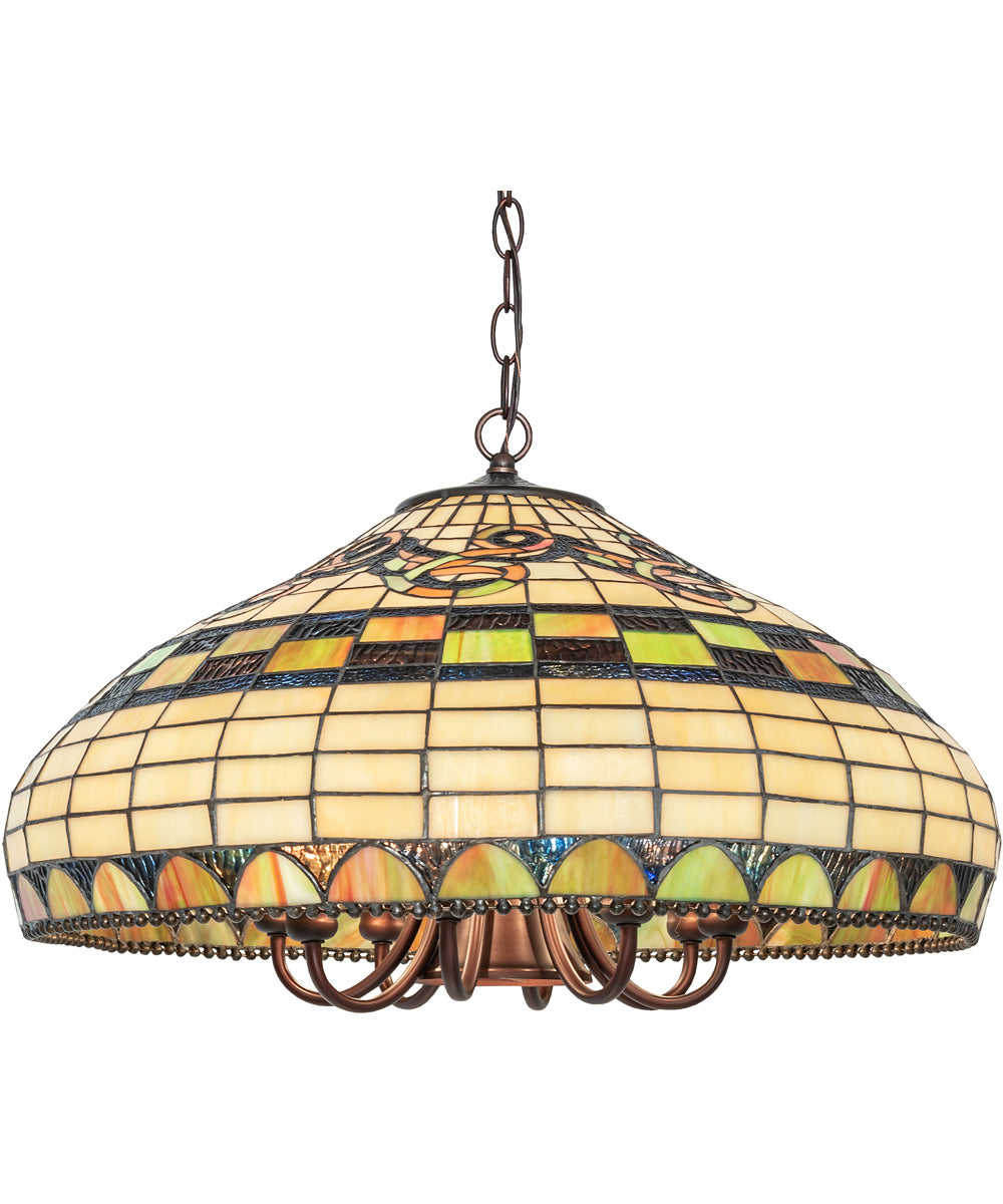 23" Wide Tiffany Edwardian Pendant