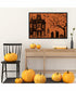 Framed Haunted House I by Anne Tavoletti Canvas Wall Art Print (33  W x 23  H), Sylvie Black Frame