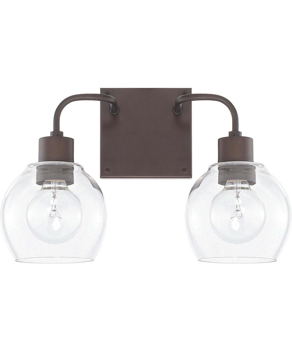 Tanner 2-Light Vanity In Bronze