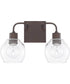 Tanner 2-Light Vanity In Bronze