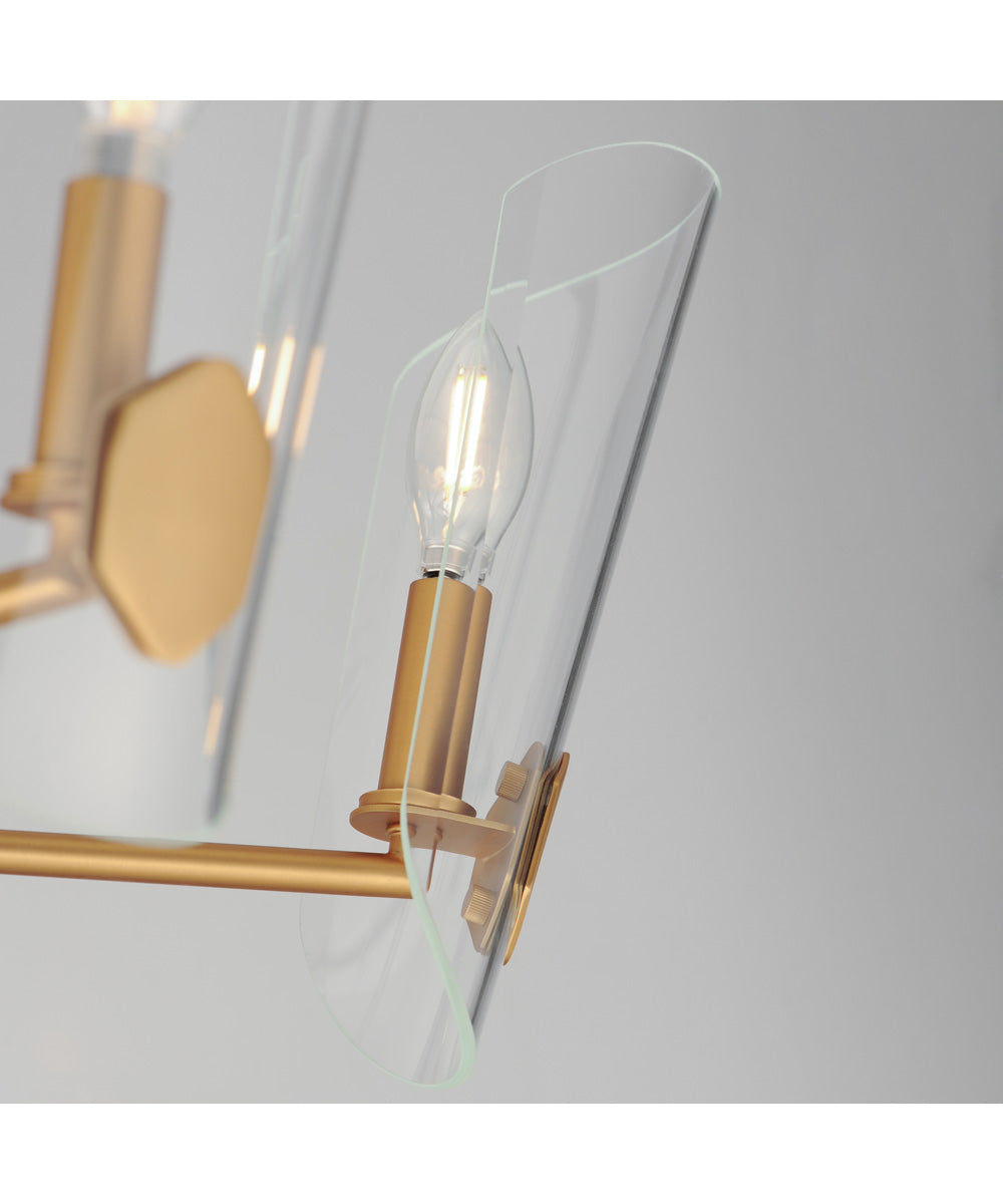 Armory 6-Light Chandelier Natural Aged Brass