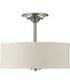 Inspire 2-Light 13" Semi-Flush Brushed Nickel