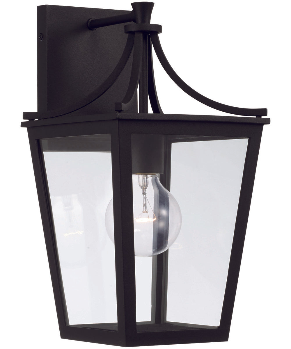 Adair 1-Light Outdoor Wall-Lantern Rain or Shine - Black