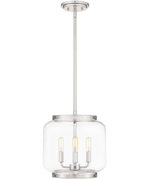 Tapley Small 3-light Mini Pendant Polished Nickel