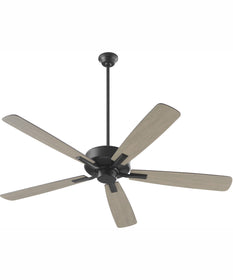 60" Ovation Ceiling Fan Matte Black