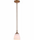 Marlowe 1-Light Mini Pendant Satin Brass