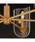 Armory 6-Light Chandelier Natural Aged Brass