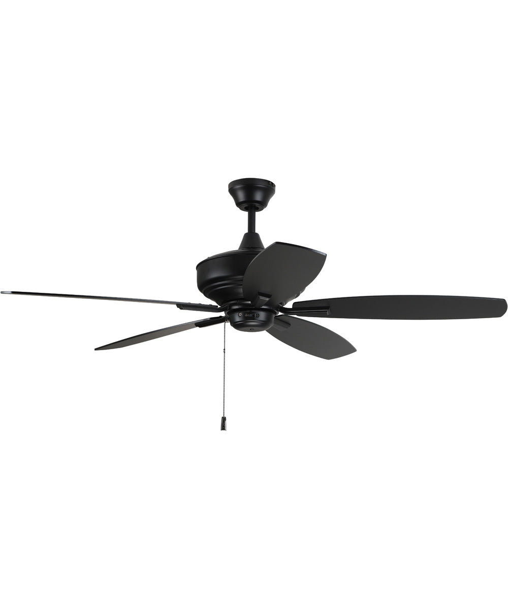 Sloan 52" Ceiling Fan (Blades Included) Flat Black