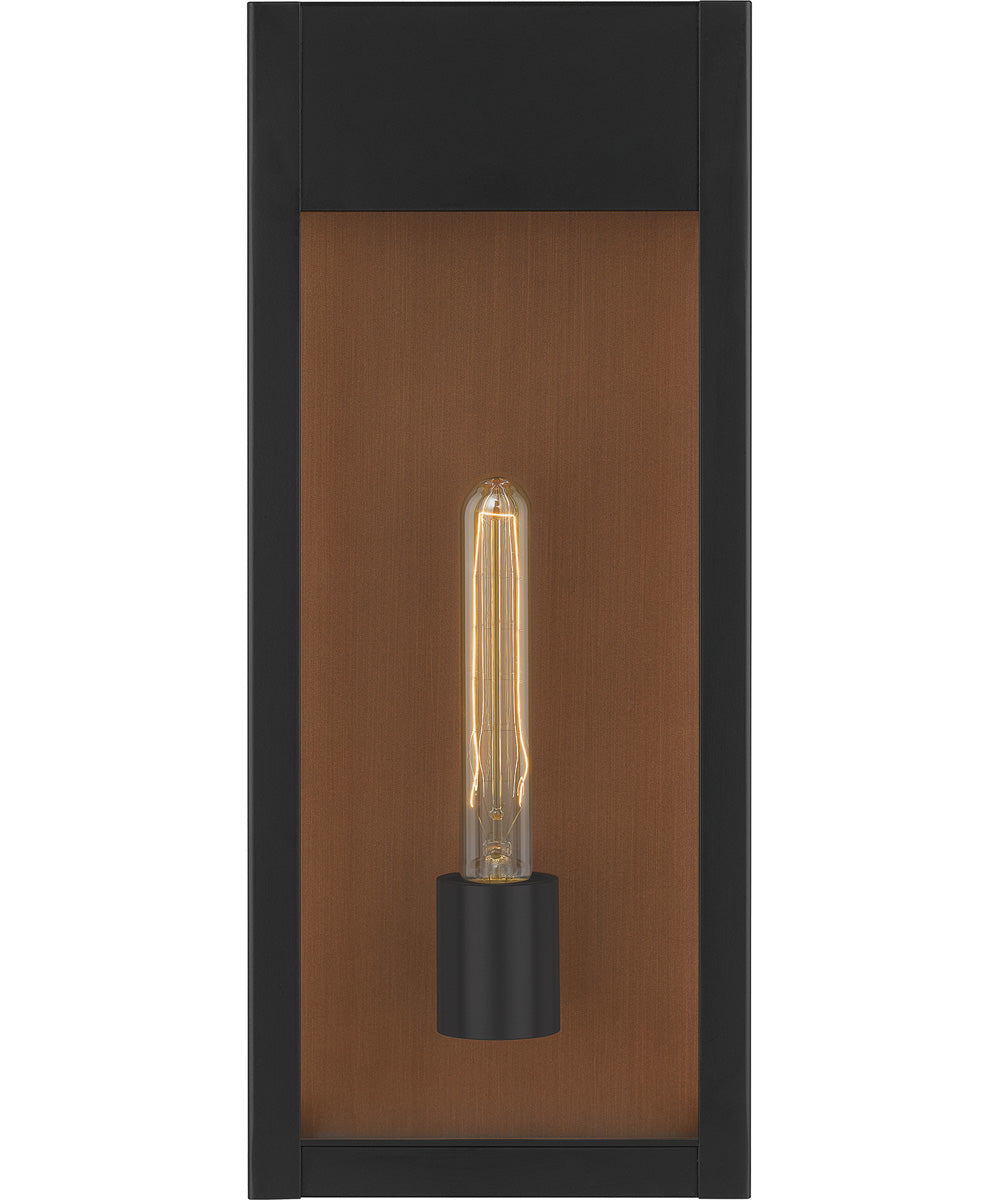 Maren Large 1-light Outdoor Wall Light  Coastal Armour Aluminum Matte Black