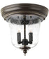 Ashmore 2-Light 10-1/2" Close-to-Ceiling Antique Bronze