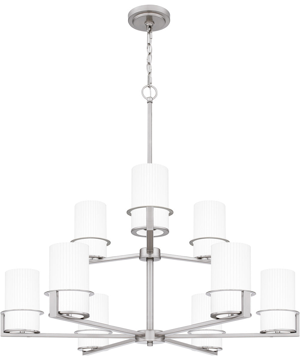 Seymour 9-light Chandelier Brushed Nickel