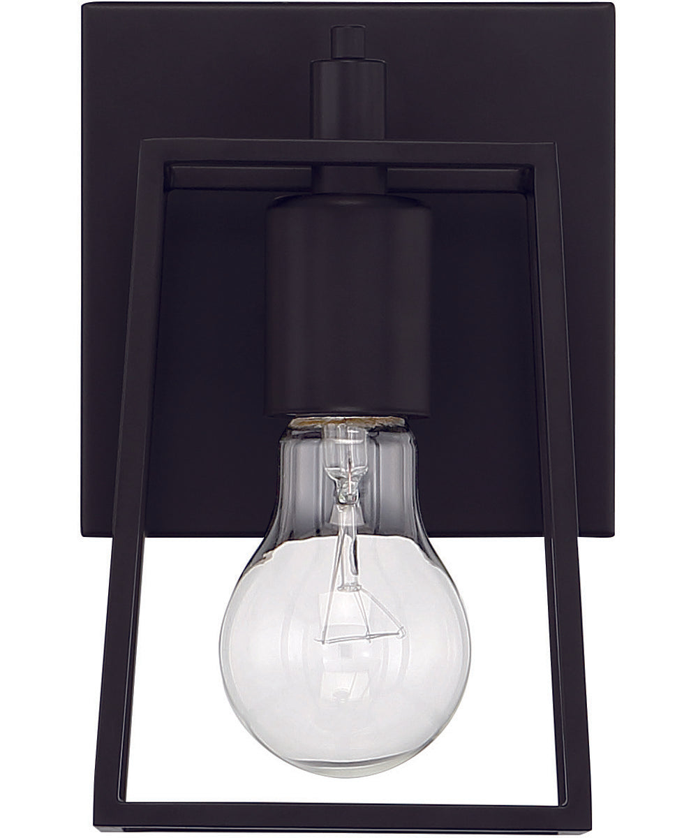 Dunn 1-Light Wall Sconce Flat Black