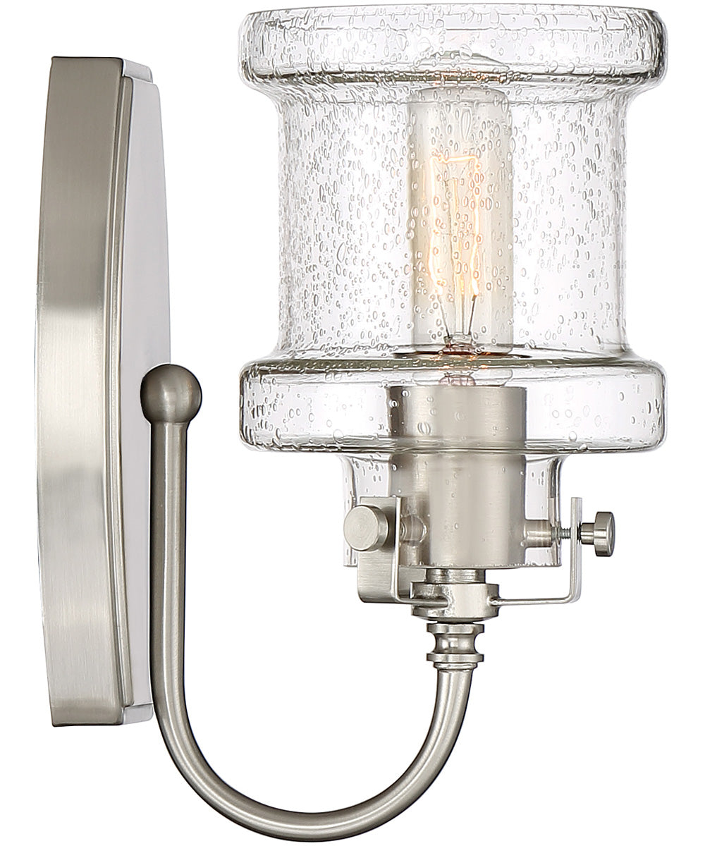 Danbury Small 1-light Wall Sconce Brushed Nickel
