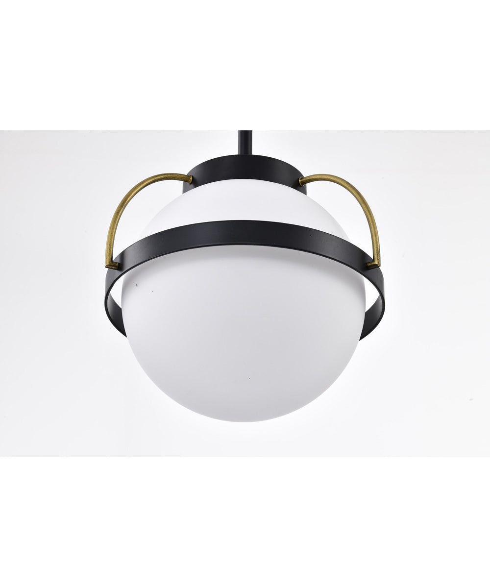 Lakeshore 1-Light Pendant Matte Black