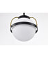Lakeshore 1-Light Pendant Matte Black