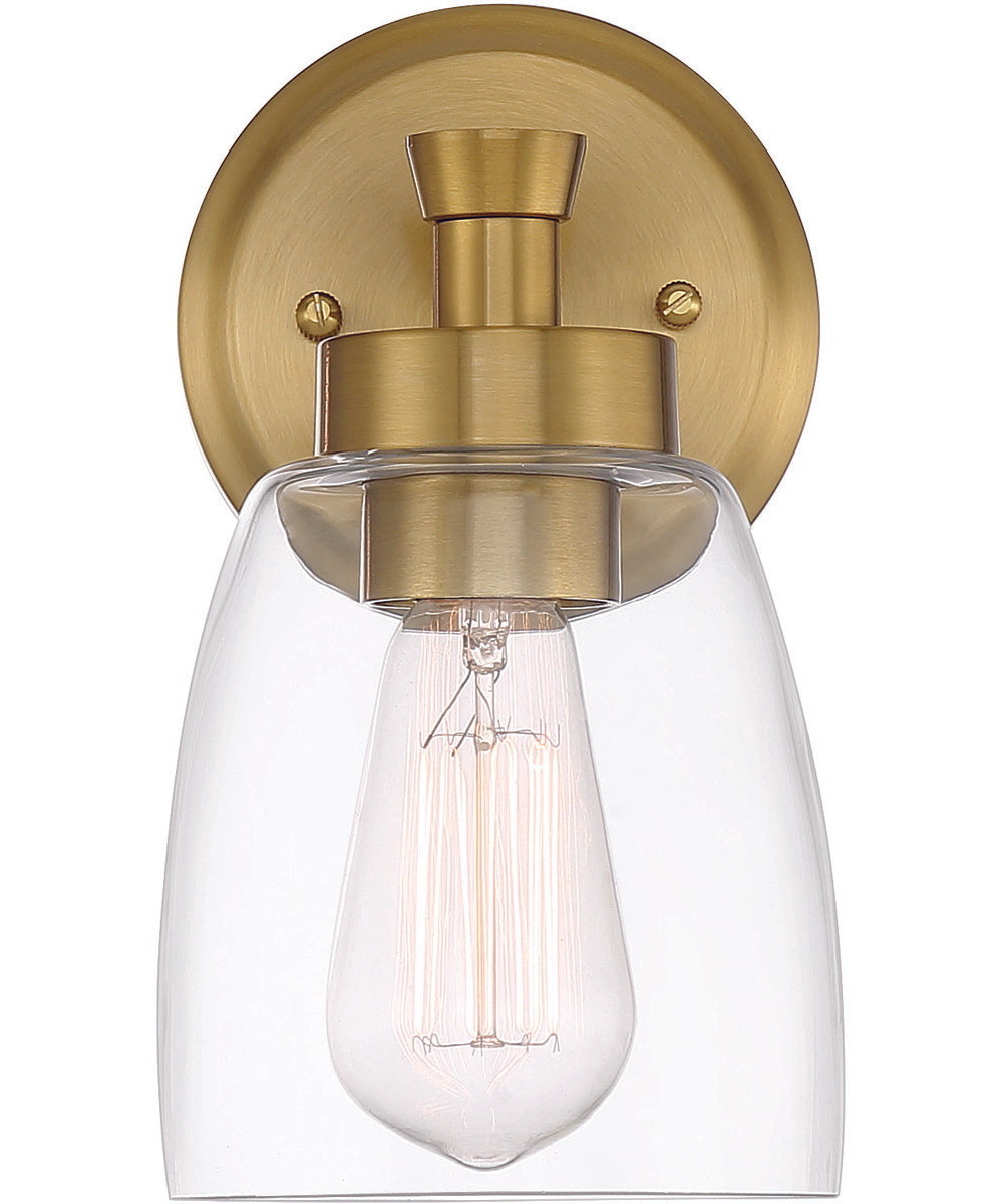 Henning 1-Light Wall Sconce Satin Brass