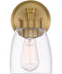 Henning 1-Light Wall Sconce Satin Brass