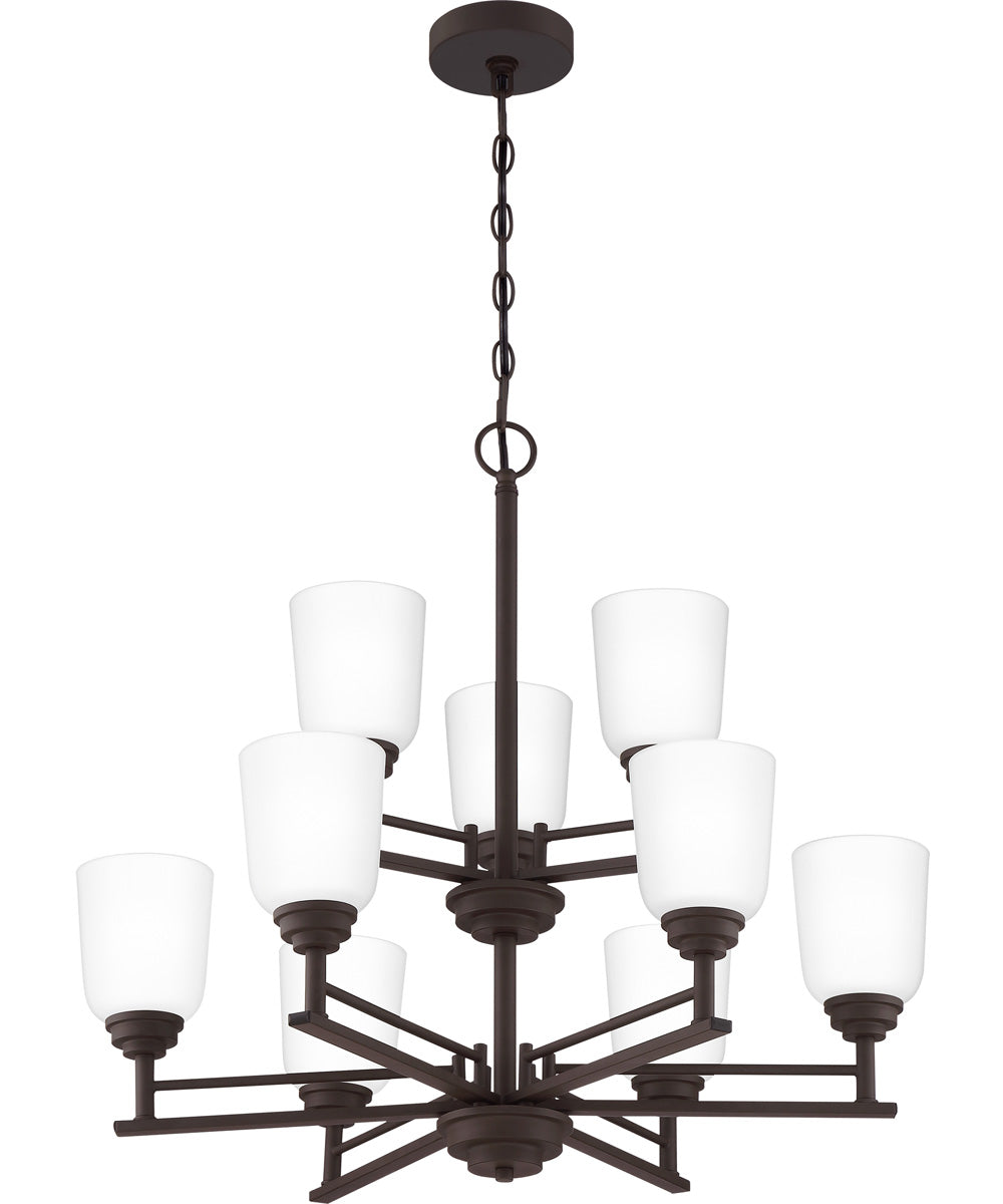 Foley 9-light Chandelier Old Bronze